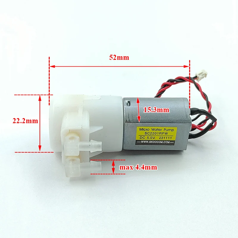 SKOOCOM SC2201RPM Mini 130 Per - đánh giá và giá Mini Peristaltic Pump 12V
