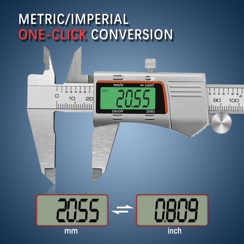 150mm Backlit Digital Caliper  - đánh giá và giá Digital Caliper 150Mm Stainless Steel