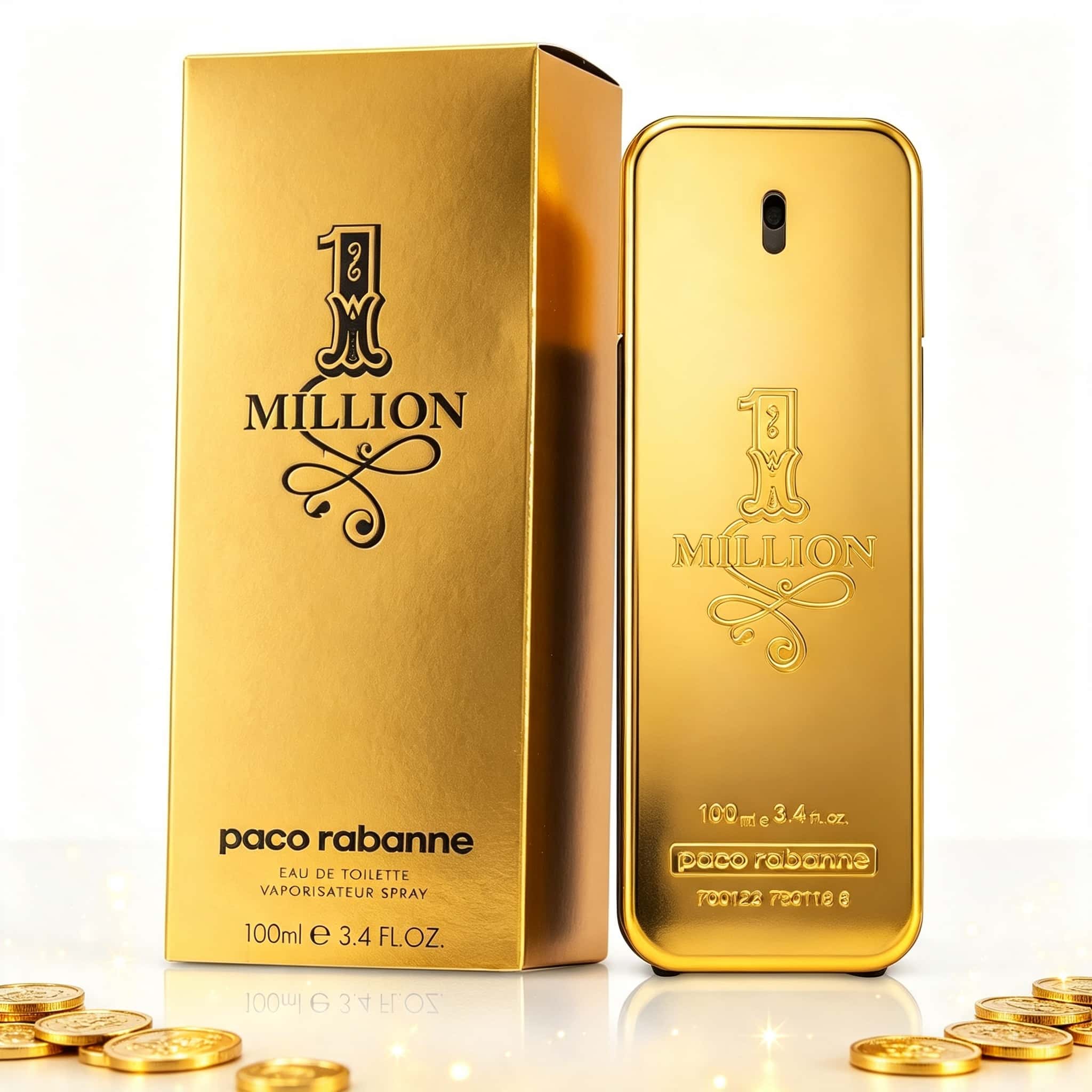 Paco Rabanne 1 Million Men Per - đánh giá và giá Packaging