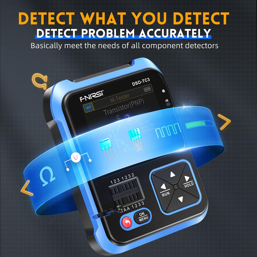 FNIRSI DSO-TC3 3in1 Mini Handh - đánh giá và giá Fnirsi Digital Oscilloscope Handheld
