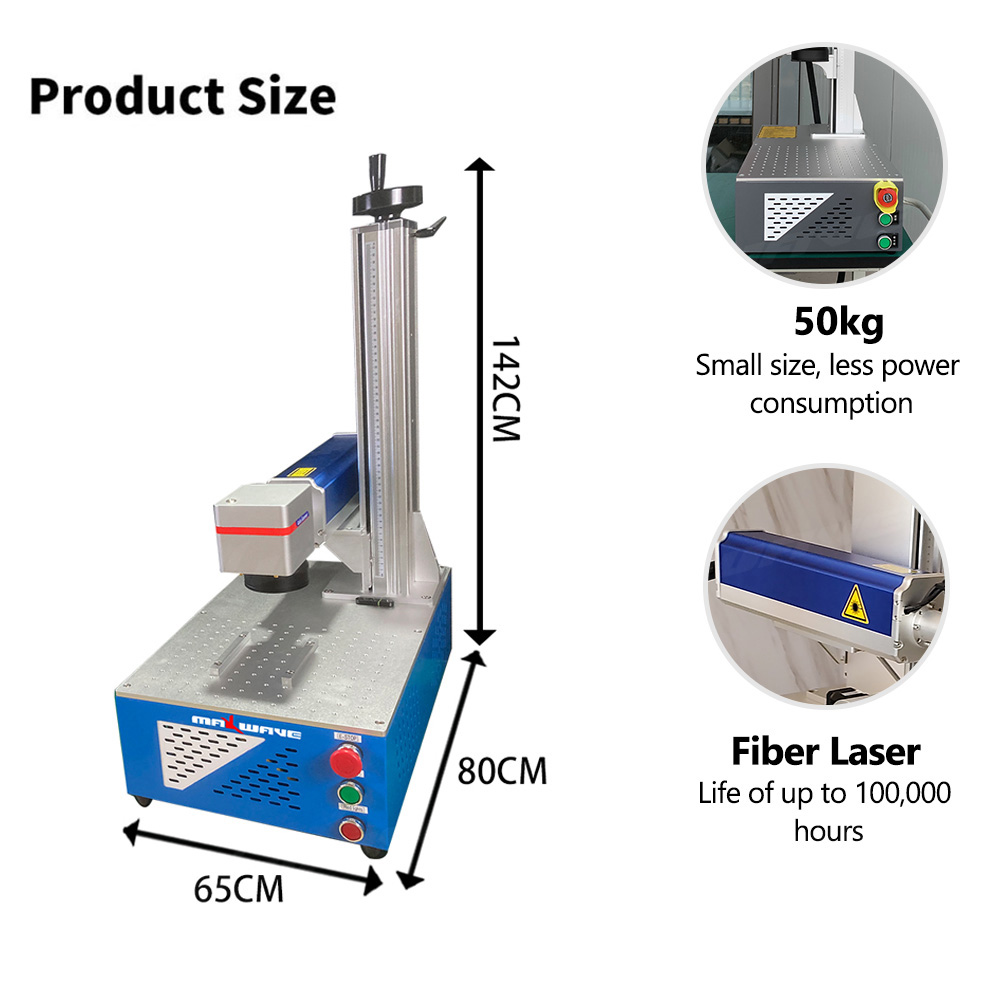 Maxwave 20W 30W Fiber Laser Ma - đánh giá và giá Fiber Laser Marking Machine 30W